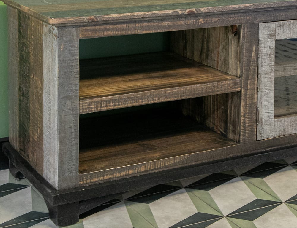 IFD - Loft Brown 2 Doors & Shelves, 93in TV Stand - IFD6441STN93 view 8