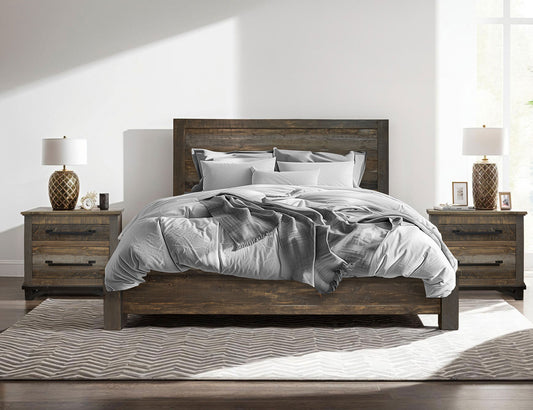 IFD - Loft Brown 2 Drawer, Night Stand - IFD6441NTS view 2