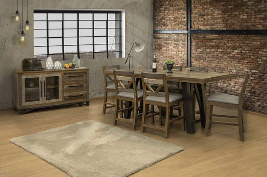 IFD - Loft Brown 24 Barstool (Set of 2) - IFD6551BST24 veiw 2