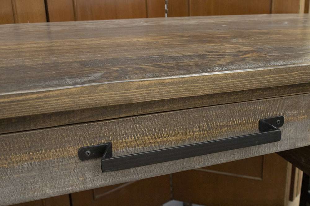 IFD - Loft Brown 5 Drawer Desk - IFD6441DSK veiw 4