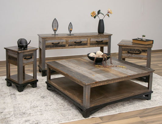 IFD - Loft Brown Cocktail Table 4 Drawers - IFD6441CKT view 2