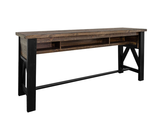 IFD - Loft Brown Counter Height Sofa Table - IFD6441SBT view 2