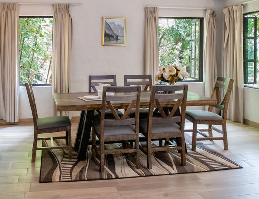 IFD - Loft Brown Dining Table - IFD6441-TBL view 2