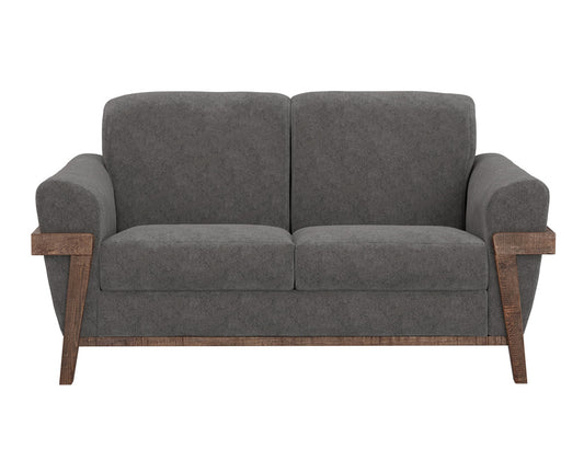 IFD - Loft Brown - Wooden Frame & Base, Loveseat - IUP644-LOV-121 view 2