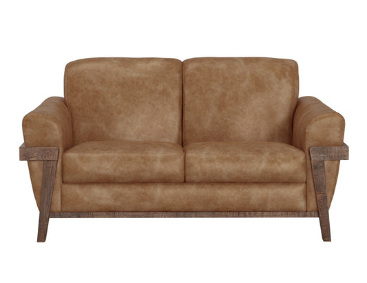 IFD - Loft Brown - Wooden Frame & Base, Loveseat - IUP644-LOV-202 view 2