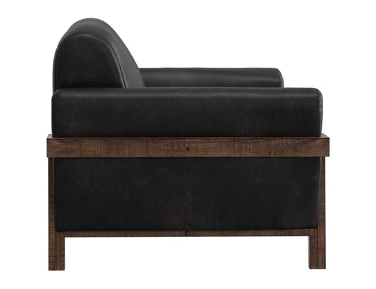 IFD - Loft Brown - Wooden Frame & Base, Sofa - Black - IUP644-SOF-216 view 2