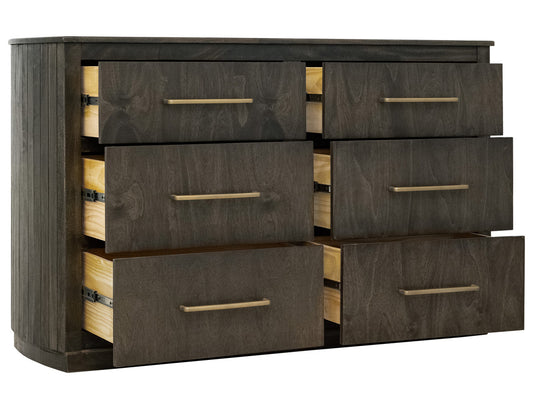 IFD - Mezquite - 6 Drawer Dresser - Black - IFD6632DSR view 2