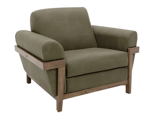 IFD - Mezquite - Wooden Frame & Base, Armchair - Green - IUP662-ACH-232 view 2