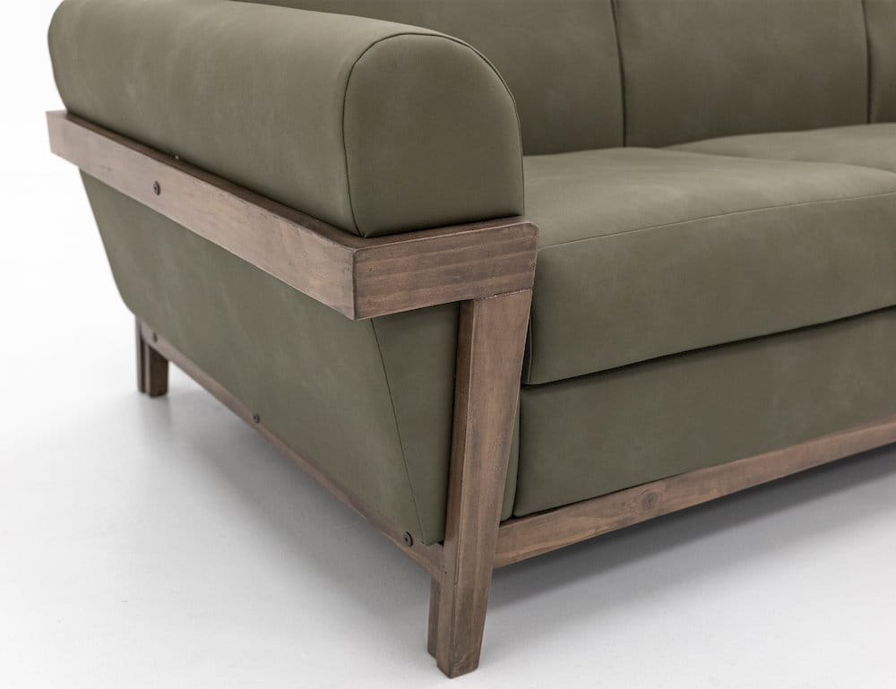 IFD - Mezquite - Wooden Frame & Base, Loveseat - Green - IUP662-LOV-232 view 5