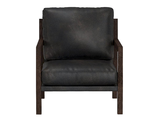 IFD - Milan II - Wooden Frame & Base, Armchair - Black - IUP403-ACH-216 view 2