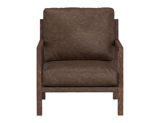 IFD - Milan - Wooden Frame, Armchair - Brown - IUP401-ACH-212 view 2