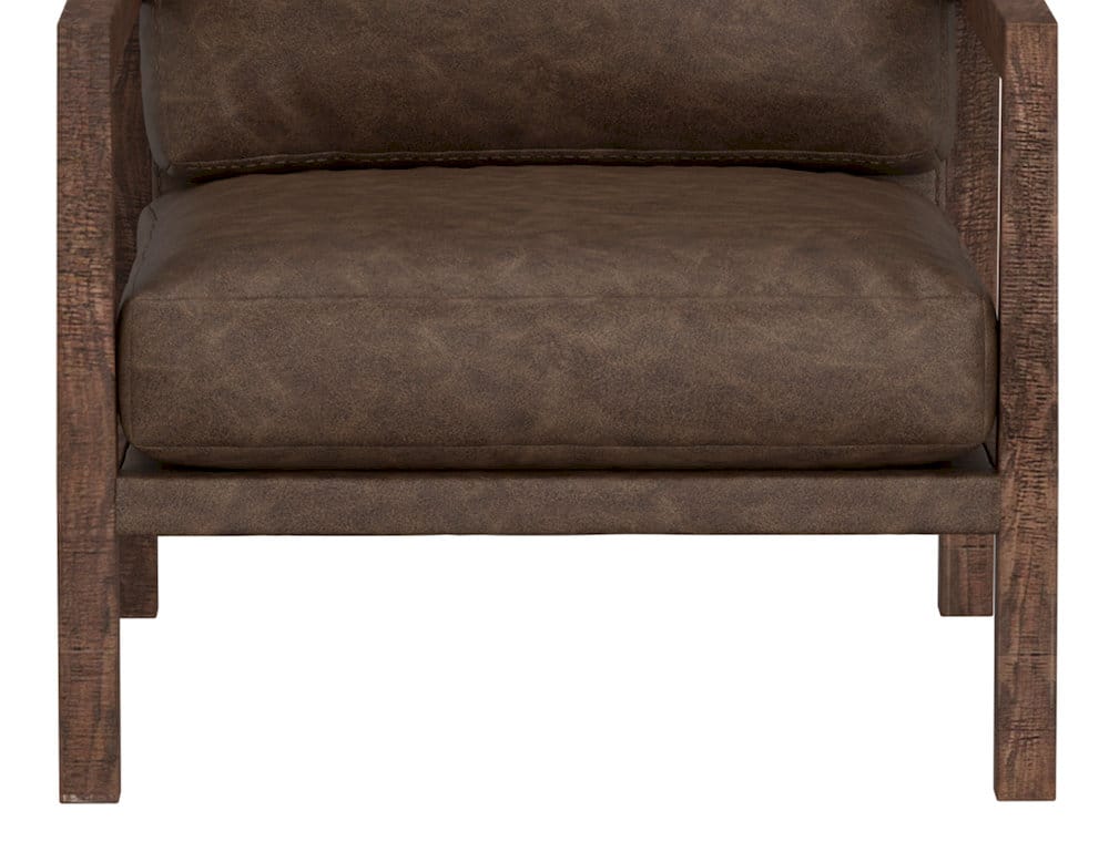 IFD - Milan - Wooden Frame, Armchair - Brown - IUP401-ACH-212 view 7