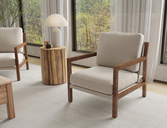 IFD - Milan - Wooden Frame, Armchair - IUP401-ACH-161 view 2