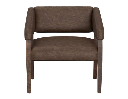 IFD - Murcia - Wooden Frame, Armchair - Brown - IUP221-ACH-212 view 2