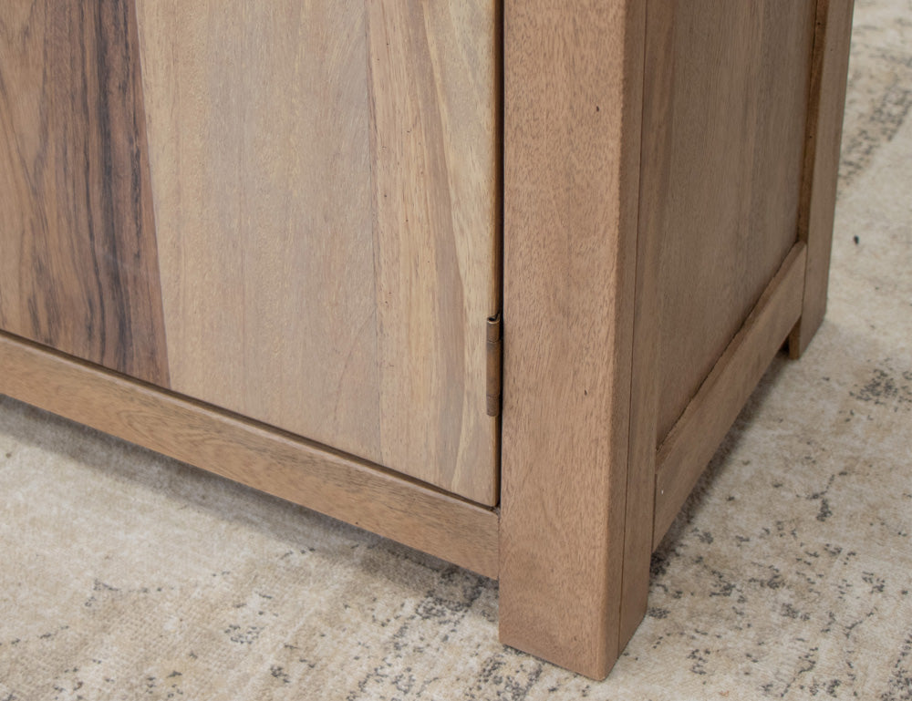 IFD - Natural Parota - 2 Door Fireplace TV Stand - IFD8681EFP93 view 6