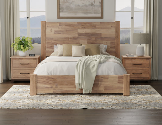 IFD - Natural Parota - Natural Parota Queen Bed - IFD8681BEDQE view 2