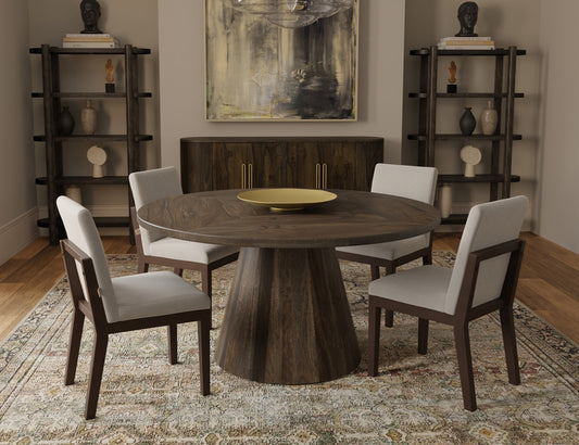 IFD - Natural Parota - Upholstered Chair (Set of 2) - IFD8682CHU view 2