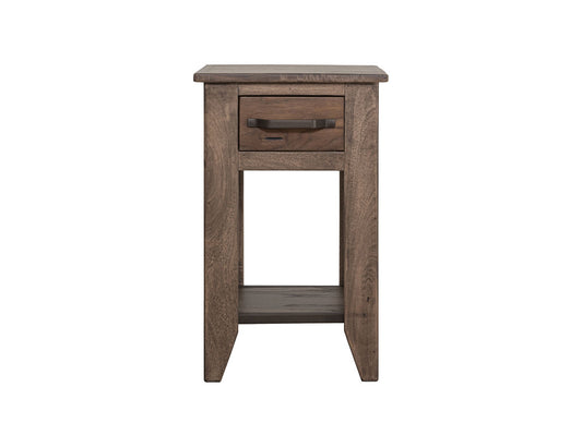 IFD - Natural Teca - 1 Drawer, 1 Shelf, Chairside Table - IFD1171CST view 2