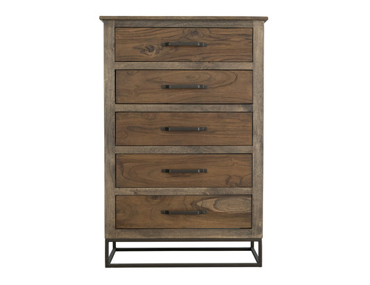 IFD - Natural Teca - 5 Drawer, Chest - IFD1171CHT view 2