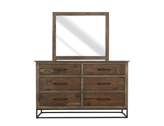 IFD - Natural Teca - 6 Drawer, Dresser - IFD1171DSR view 2