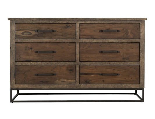 IFD - Natural Teca - 6 Drawer, Dresser - IFD1171DSR view 2