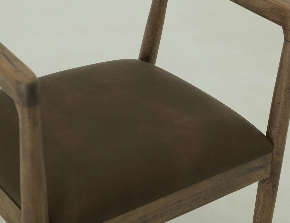 IFD - Natural Teca - Wooden Chair - IFD1172CHR view 8
