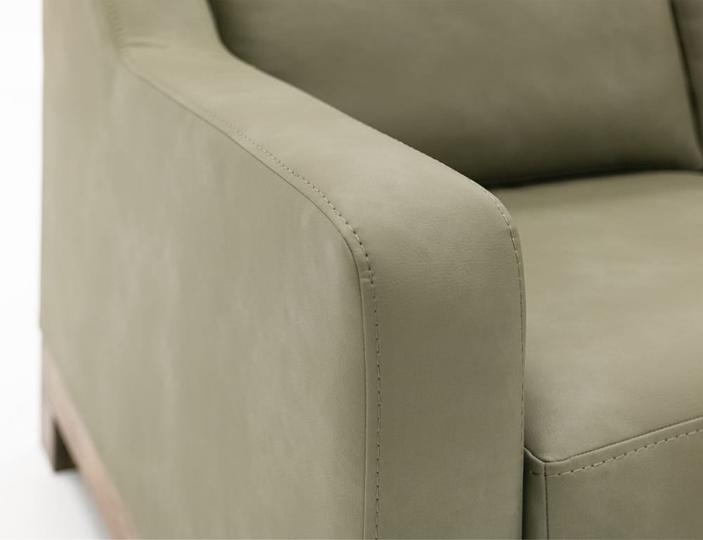 IFD - Natural Teca - Wooden Frame & Base, Loveseat - Green - IUP117-LOV-232 view 5
