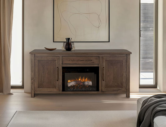 IFD - Novus Lodge 70in Electric Fireplace - IFD2311STNFP70 view 2