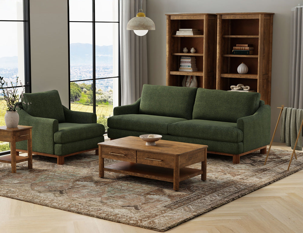 IFD - Olimpia - Wooden Frame & Base, Loveseat - IUP738-LOV-111 view 4