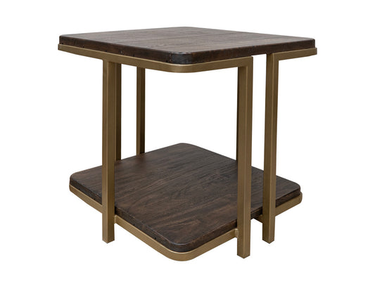 IFD - Onix - Metal Base End Table - IFD3211END view 2