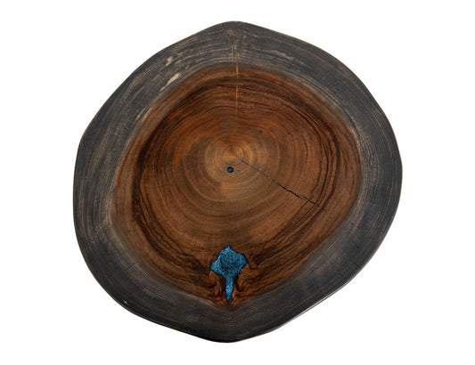 IFD - Parota Epoxy - Live Edge Chairside Table - IFD8351CSTBL view 2