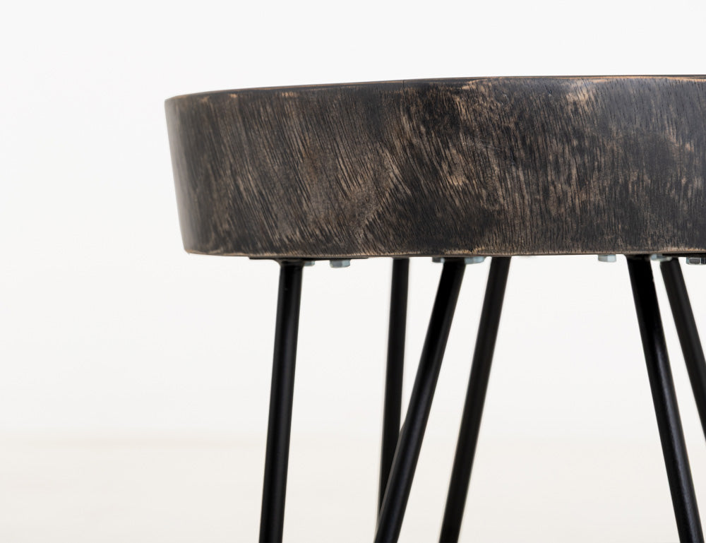 IFD - Parota Epoxy - Live Edge Chairside Table - IFD8351CSTBL view 8