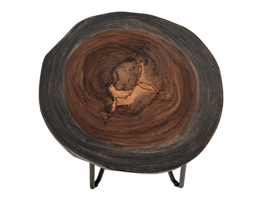 IFD - Parota Epoxy - Live Edge Chairside Table - IFD8351CSTOR view 2