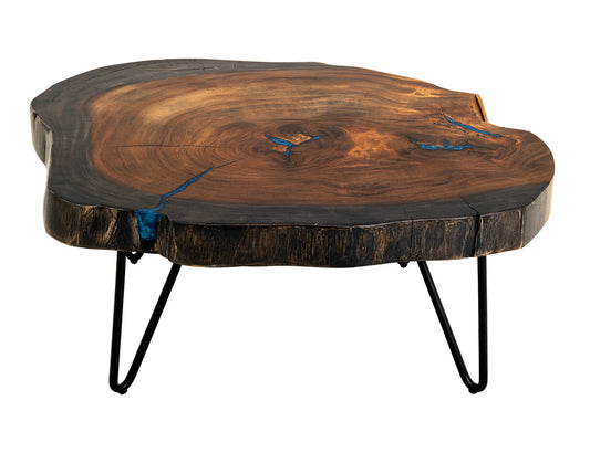 IFD - Parota Epoxy - Live Edge Cocktail Table - IFD8351CKTBL view 2