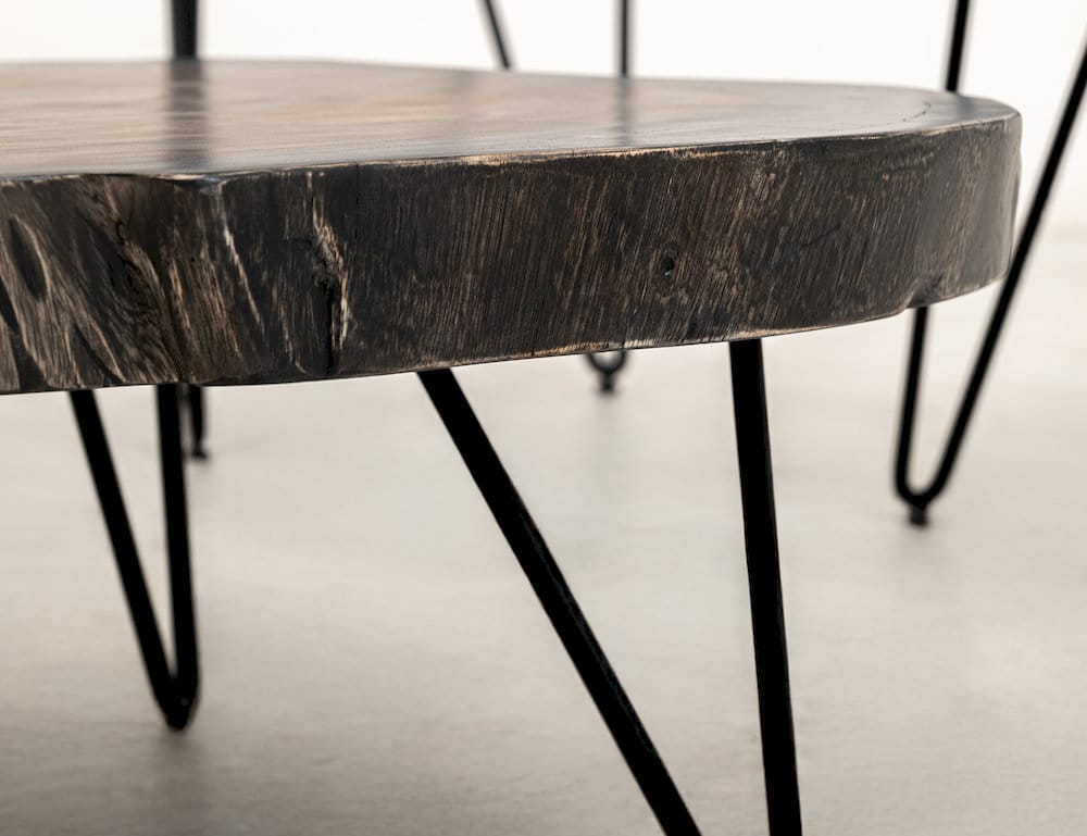 IFD - Parota Epoxy - Live Edge Cocktail Table - IFD8351CKTOR view 6