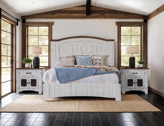 IFD - Pueblo White Queen Bed - IFD360BED-Q view 2