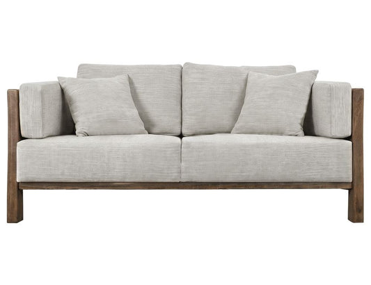 IFD - Roots - Wooden Frame, Upholstered Loveseat in Oyster - IUP673-LOV-131 view 2