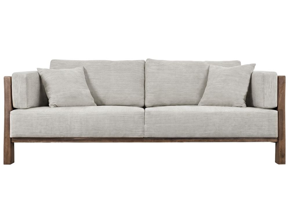 IFD - Roots - Wooden Frame, Upholstered Sofa in Oyster - IUP673-SOF-131 view 2