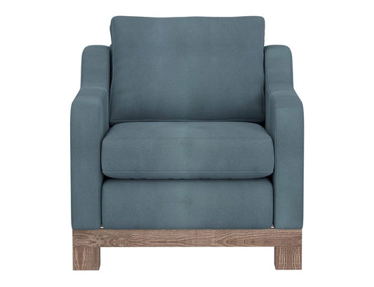 IFD - Samba - Wooden Frame & Base, Armchair - Blue - IUP298-ACH-233 view 2
