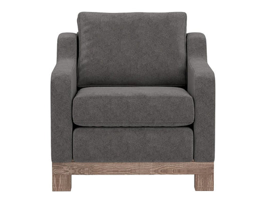 IFD - Samba - Wooden Frame & Base, Armchair - Gray - IUP298-ACH-121 view 2