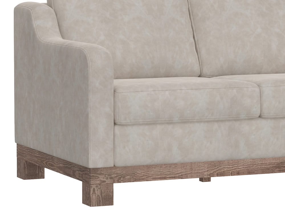 IFD - Samba - Wooden Frame & Base, Sectional - Gray - IUP298-LOV-LF-210 view 5