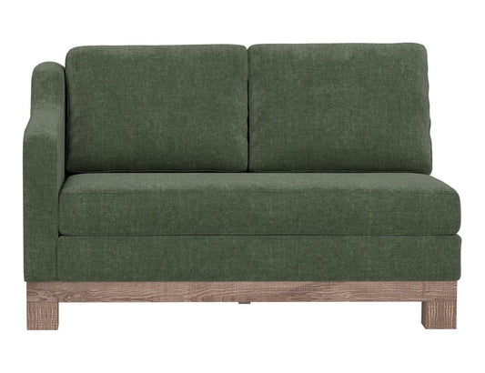IFD - Samba - Wooden Frame & Base, Sectional - Green - IUP298-LOV-LF-111 view 2