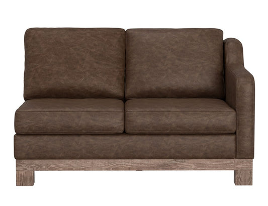 IFD - Samba - Wooden Frame & Base, Sectional Right-Arm Loveseat - Brown - IUP298-LOV-RT-212 view 2