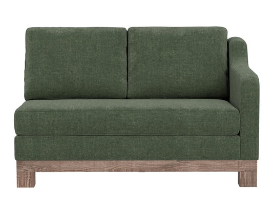 IFD - Samba - Wooden Frame & Base, Sectional Right-Arm Loveseat - Green - IUP298-LOV-RT-111 view 2