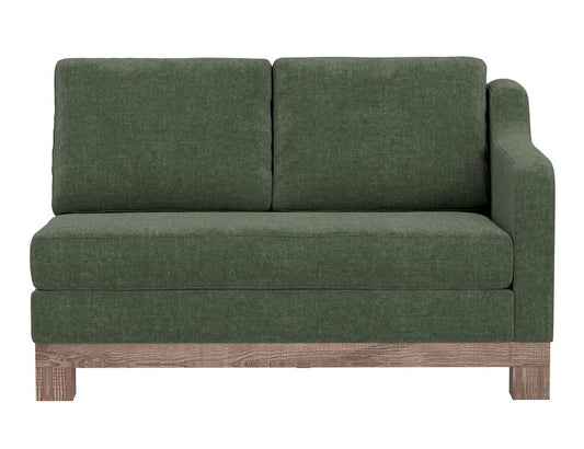 IFD - Samba - Wooden Frame & Base, Sectional Right-Arm Loveseat - Green - IUP298-LOV-RT-111 view 2