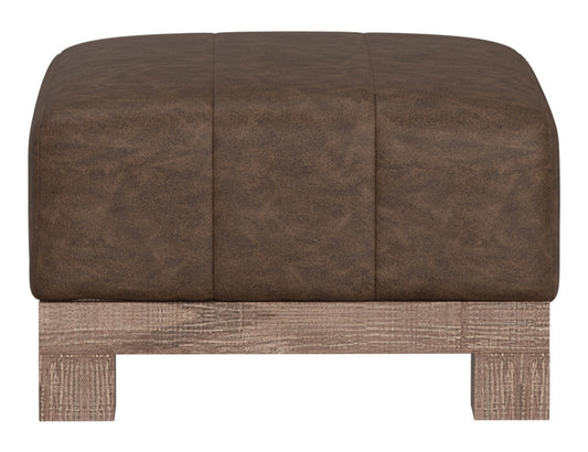 IFD - Samba - Wooden Frame & Base, Upholstered Square Ottoman - IUP298-OTT-212 view 2