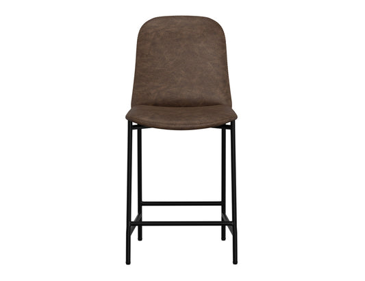 IFD - Seating - Wooden Frame & Metal Base, Barstool 24" - Brown/Black - IUP803-BST24-212 view 2