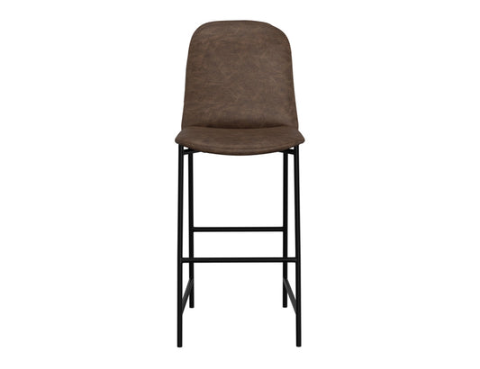 IFD - Seating - Wooden Frame & Metal Base, Barstool 30" - Brown/Black - IUP803-BST30-212 view 2
