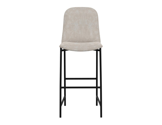 IFD - Seating - Wooden Frame & Metal Base, Barstool 30" - Gray/Black - IUP803-BST30-210 view 2