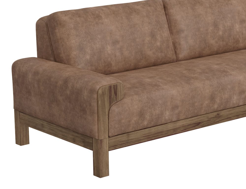 IFD - Sedona - Wooden Frame & Base, Armchair - Brown - IUP966-ACH-214 view 6